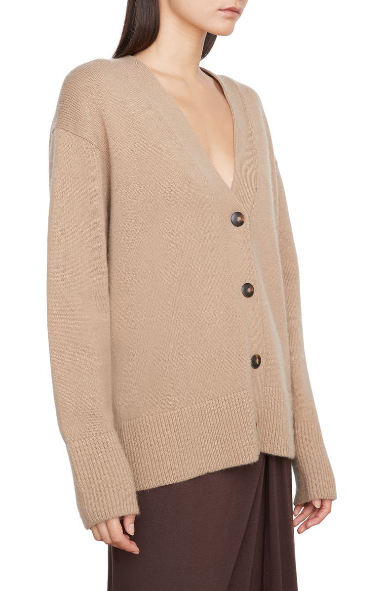 Vince Weekend Wool & Cashmere Cardigan, Alternate, color, Sandshell