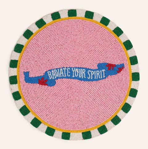 Dadri Beadded Placemat Spirit 14 In