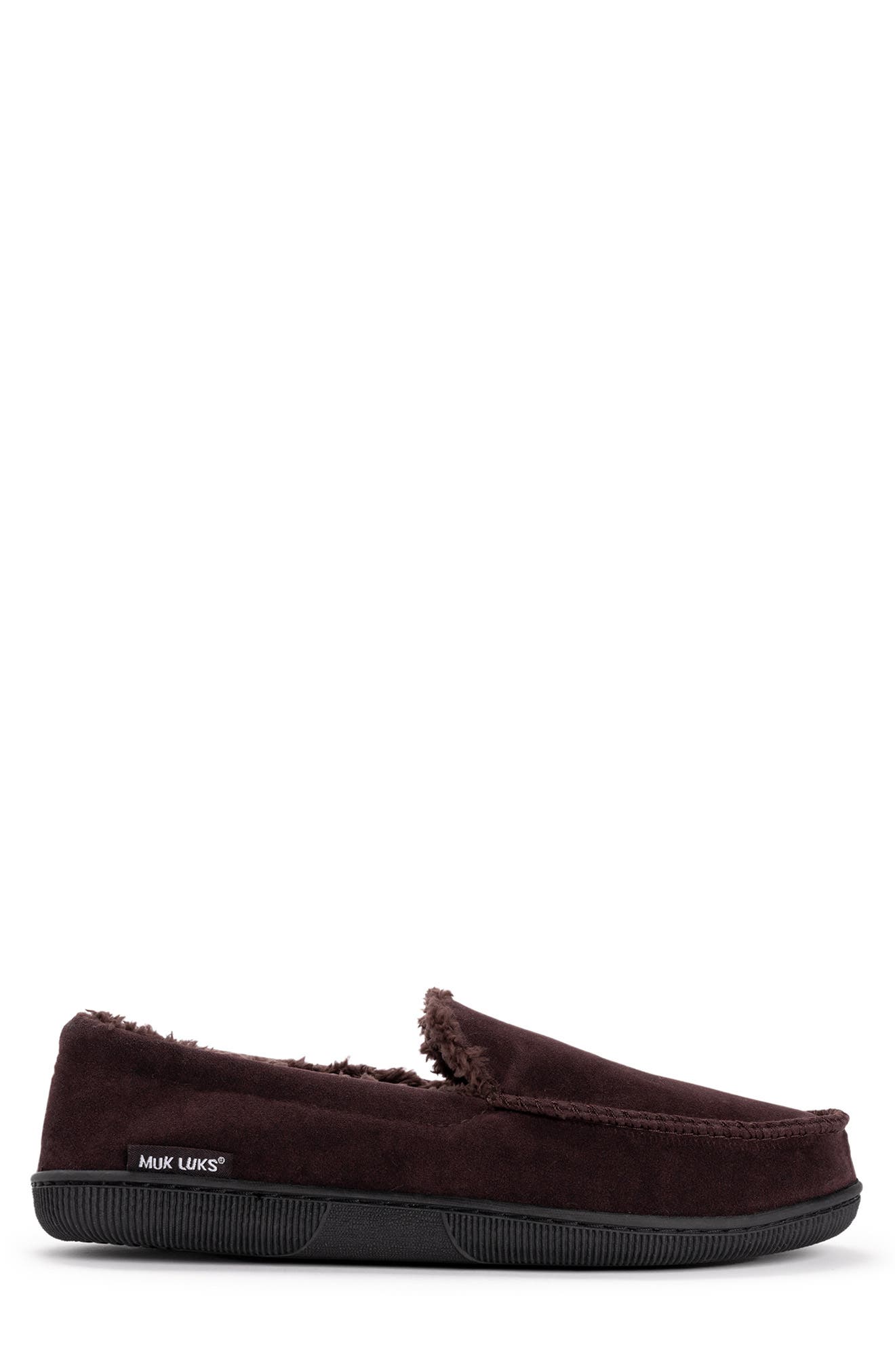 Faux Shearling Lined Slipper, Alternate, color, CAMEL