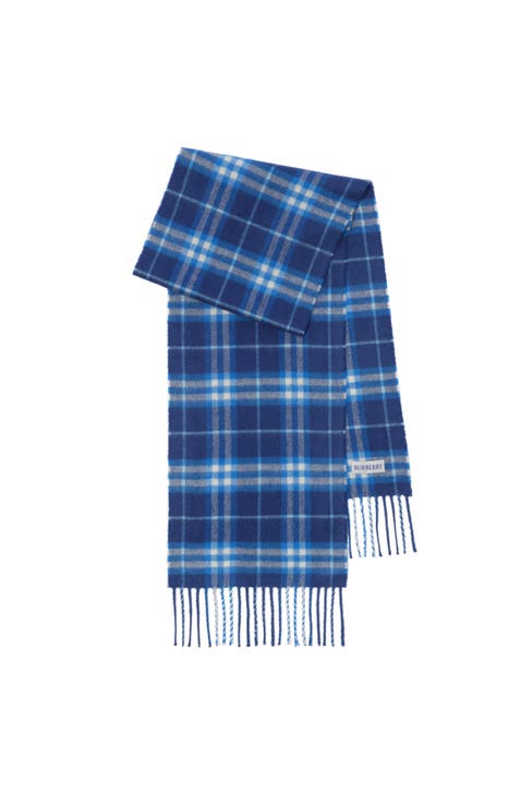 Check Cashmere Scarf