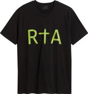 RtA Liam Regular Fit Cotton Logo Graphic T-Shirt