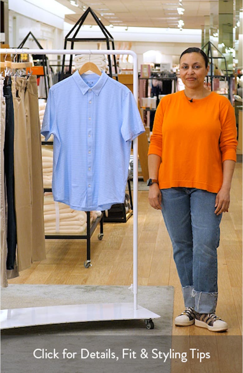 Commuter Short Sleeve Button-Up Shirt, sales video thumbnail