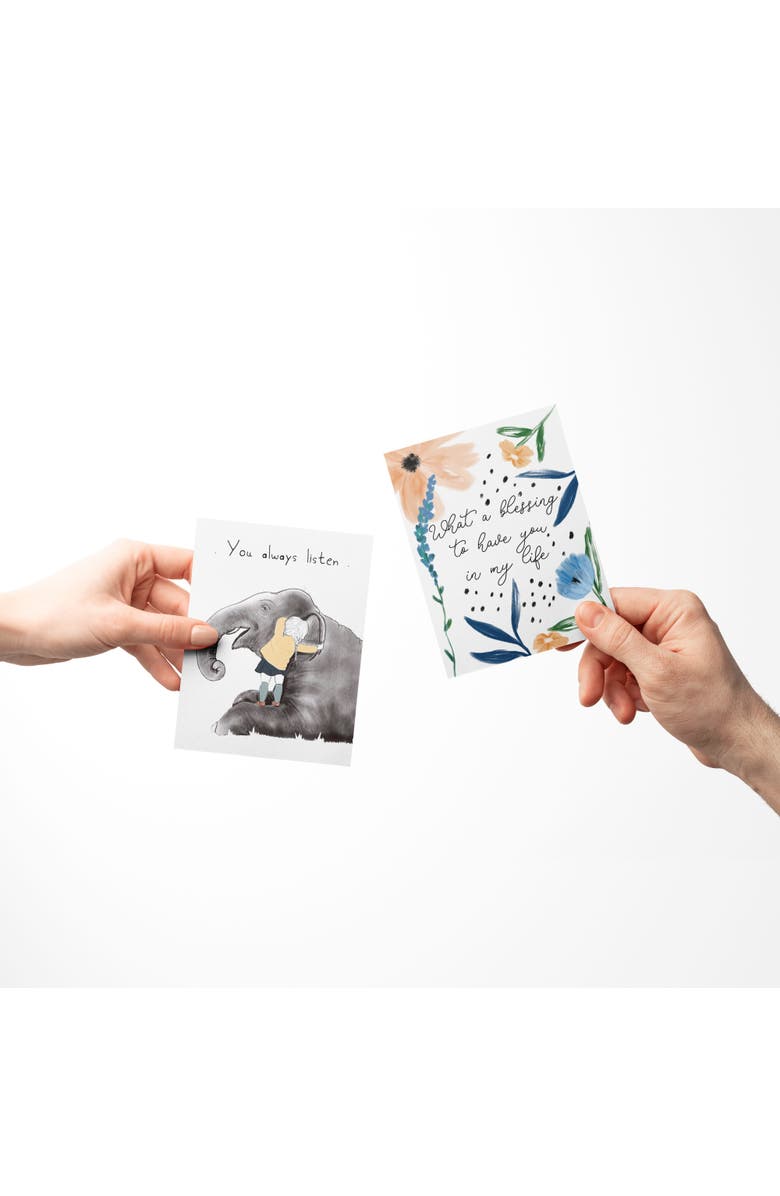 Ramus & Co Everyday Greeting Card Pack (3ct) "Listen, Thanks, Blessing", Alternate, color, Multi-Pack