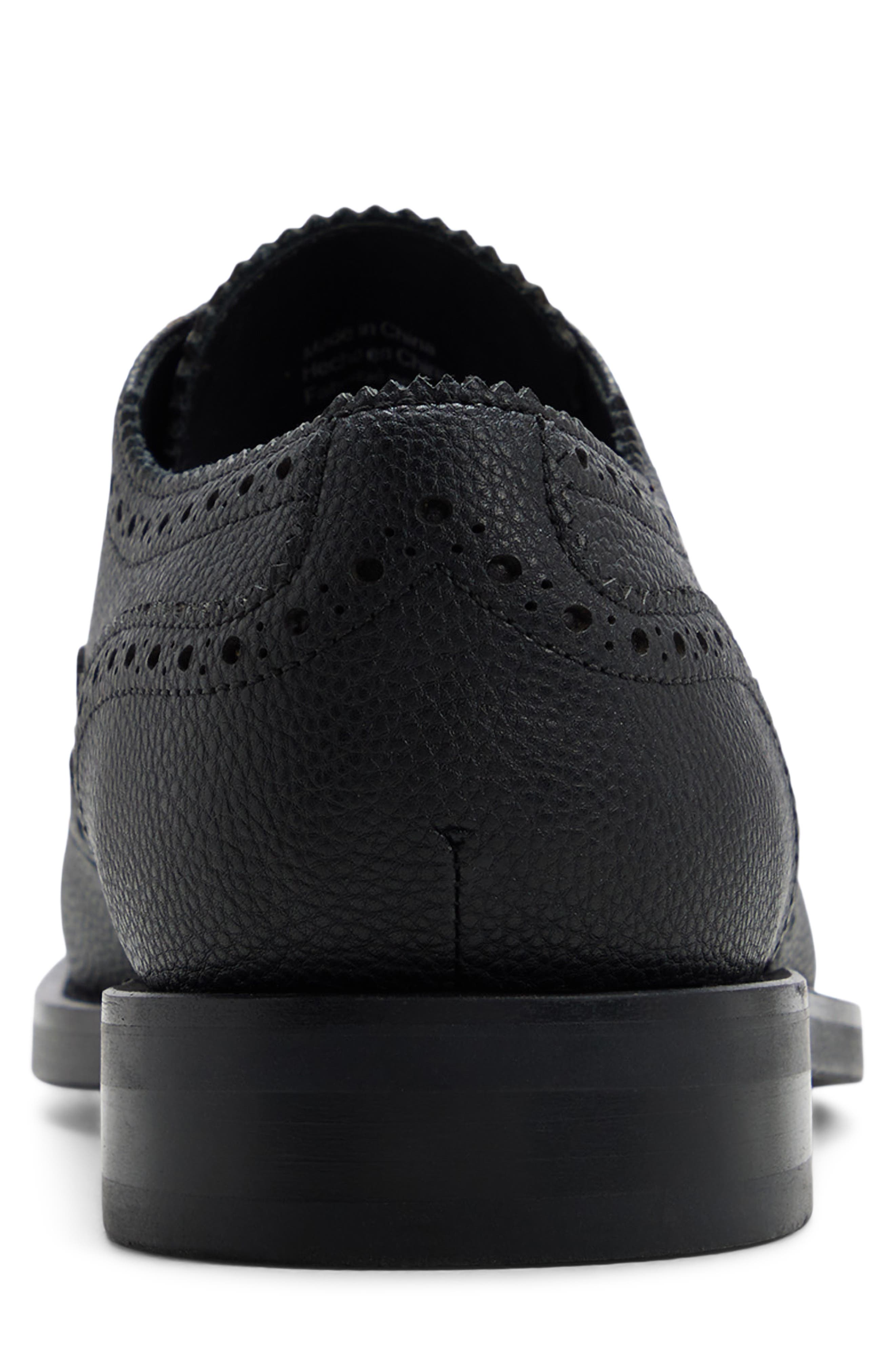 Wilton Wingtip Oxford, Alternate, color, BLACK