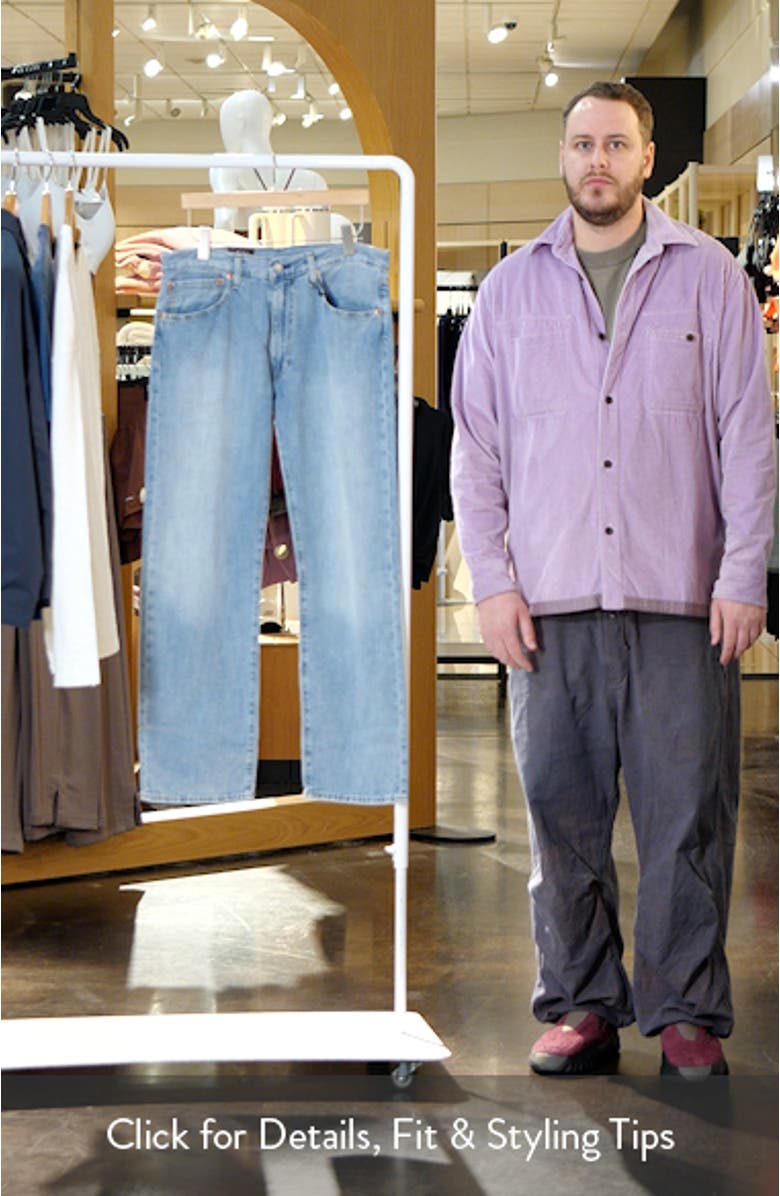 555<sup>™</sup> Relaxed Straight Cotton & Linen Jeans, sales video thumbnail