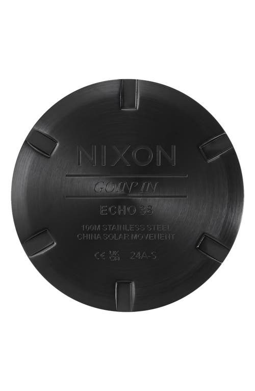 Nixon Echo Solar Automatic Bracelet Watch, 38mm In Black