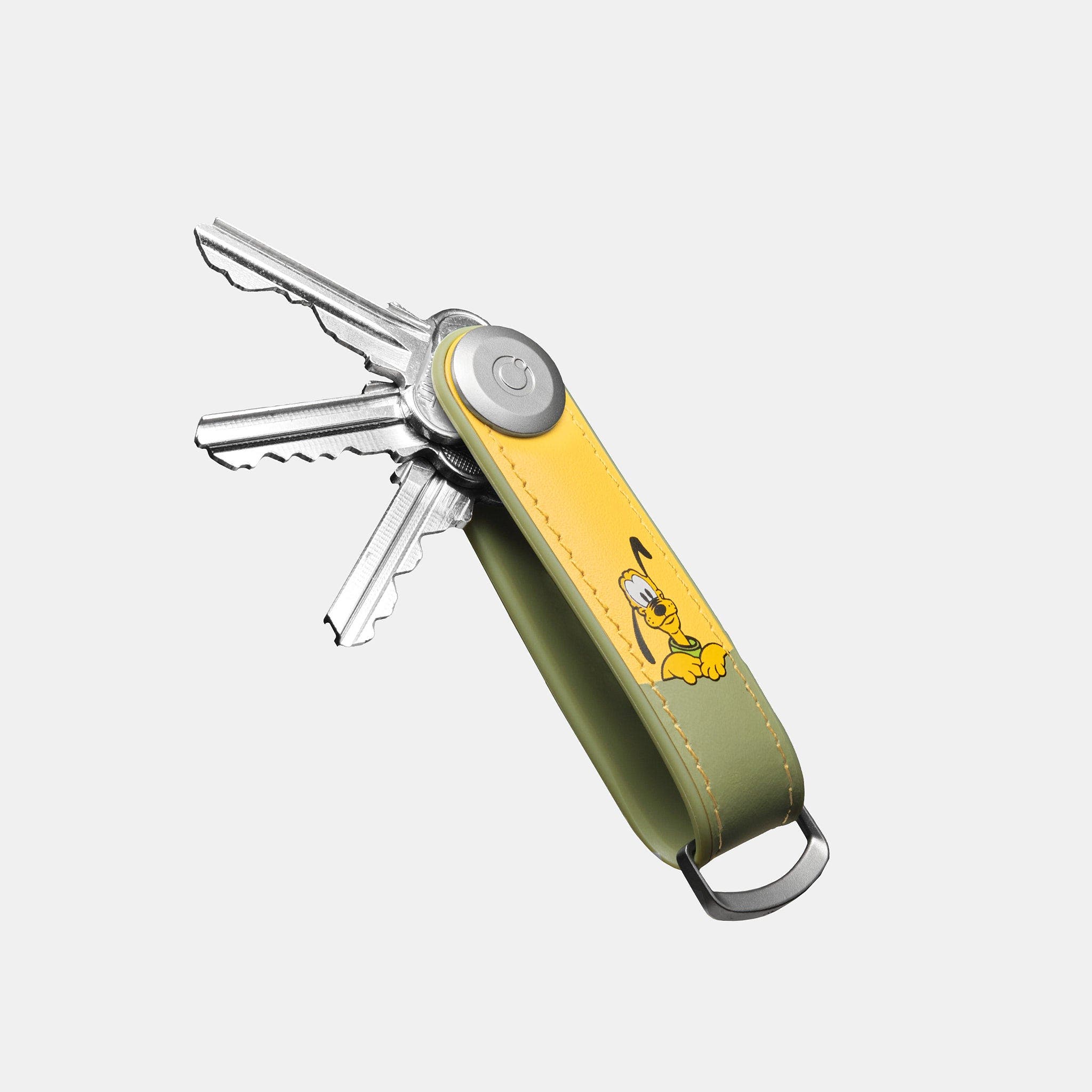 Orbitkey Disney Hybrid Leather Key Organiser, Alternate, color, Pluto