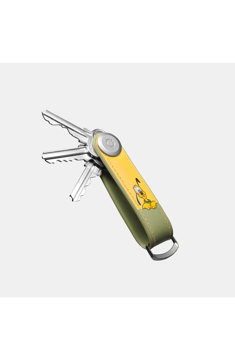 Orbitkey Disney Hybrid Leather Key Organiser, Alternate, color, Pluto