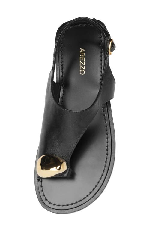 Arezzo Freya Slingback Sandal In Black
