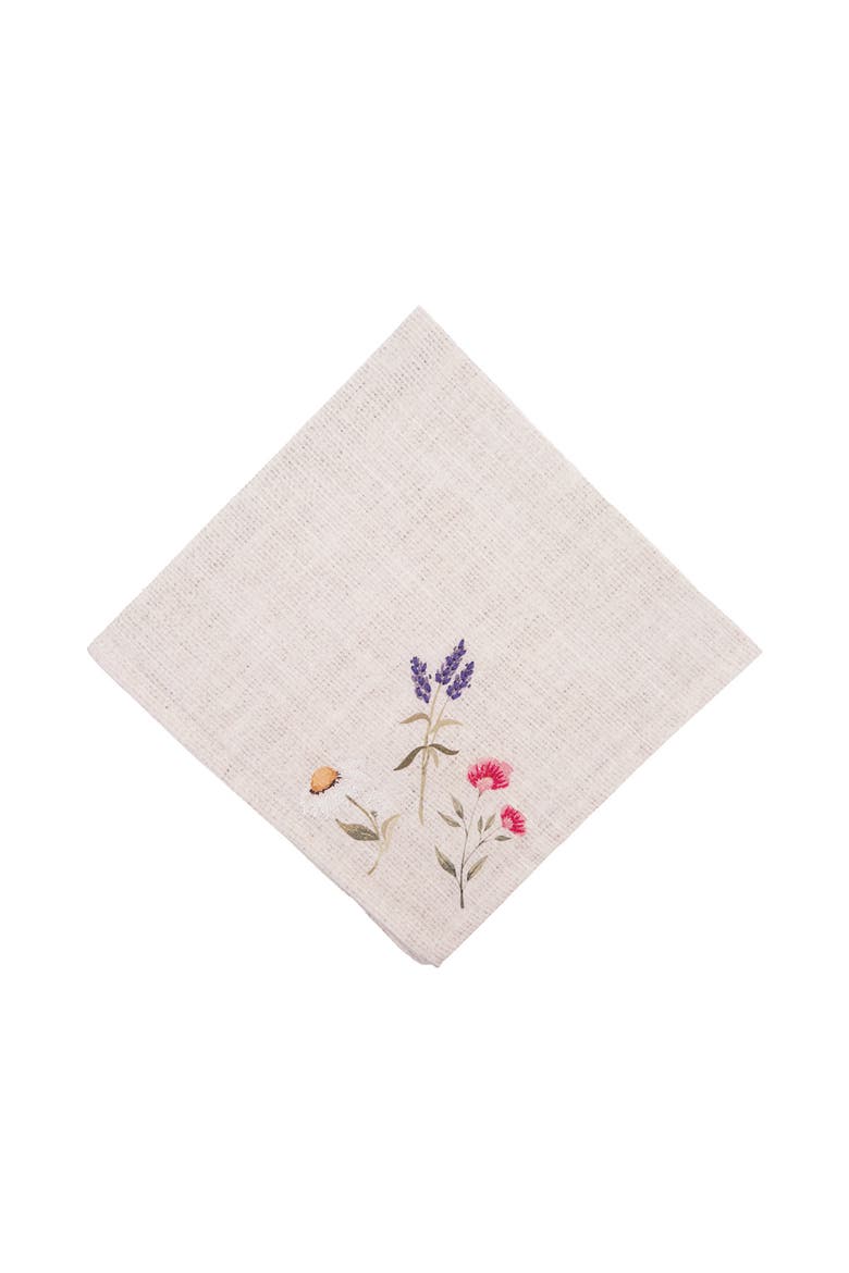 April Showers Napkin, Set of 6, Alternate, color, Brown