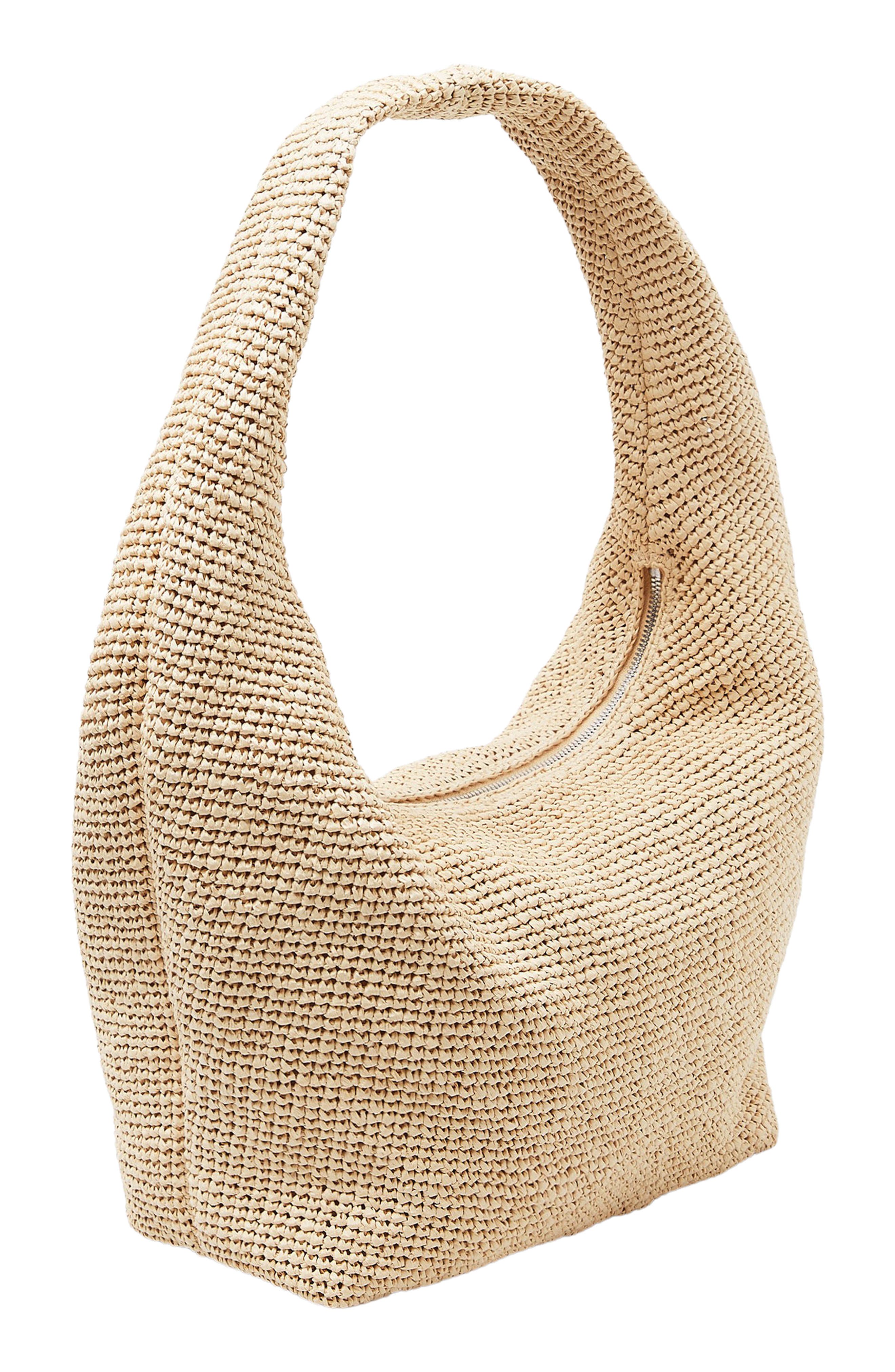 COS Mini Raffia Sling Bag, Alternate, color, 
