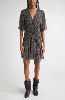Vivienne Ruched Chiffon Dress
