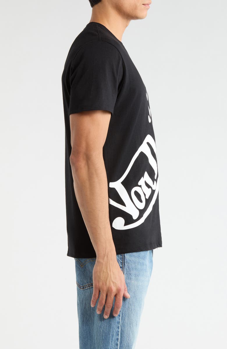Von Dutch Graphic T-shirt, Alternate, color, Jet Black