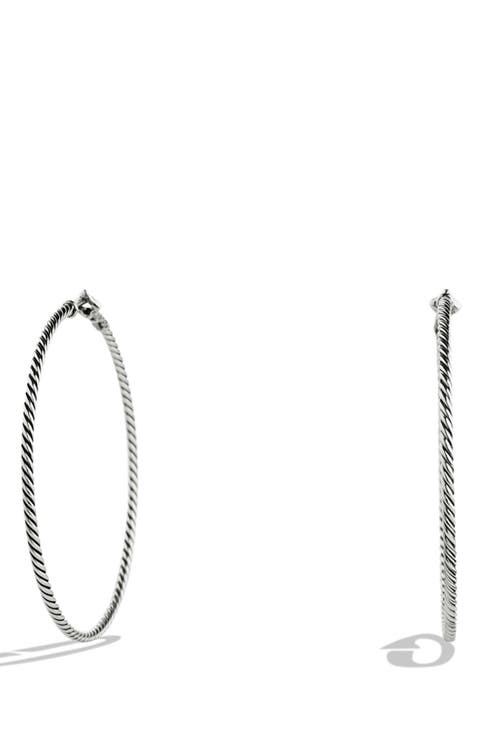 'Cable Classics' Hoop Earrings