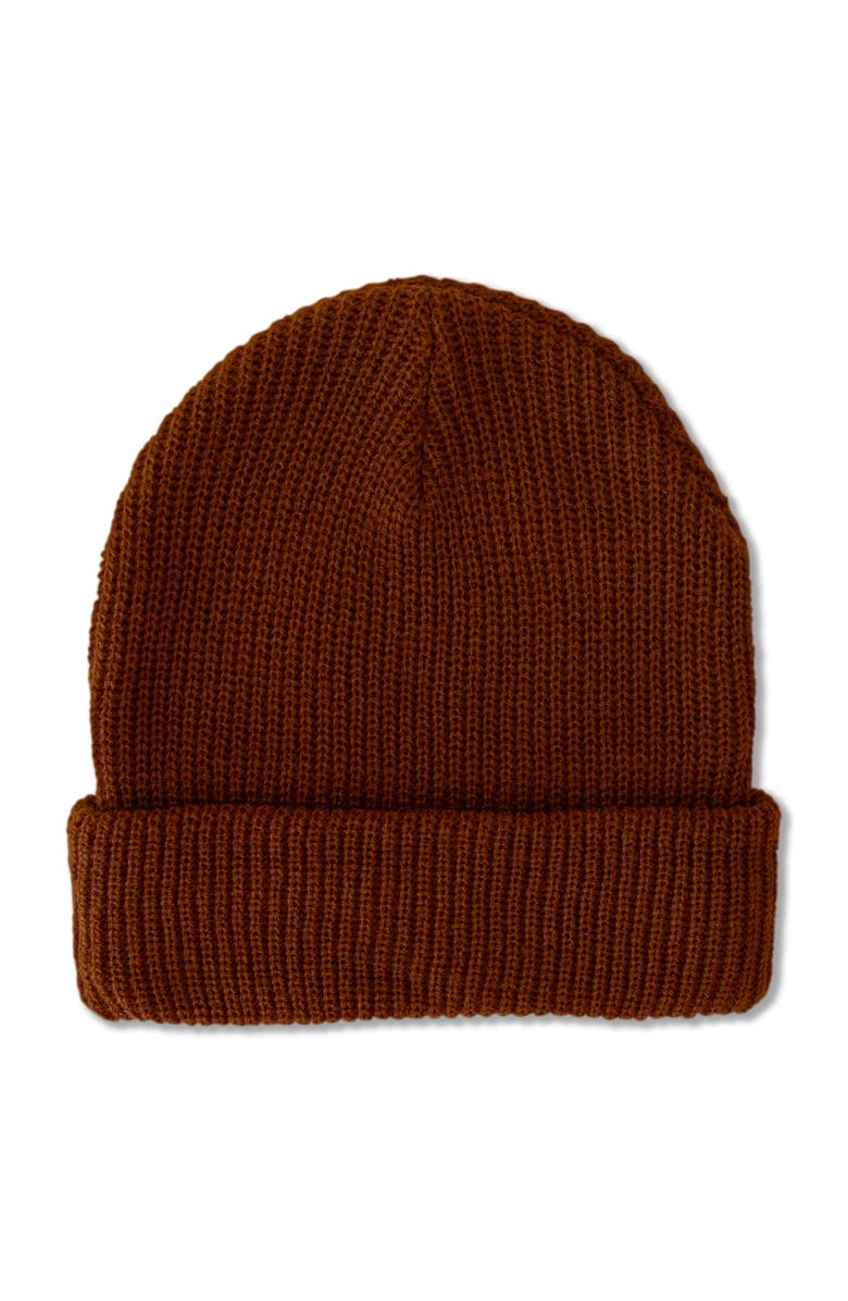 Sunshine Studios Billie Knit Beanie, Main, color, Chocolate