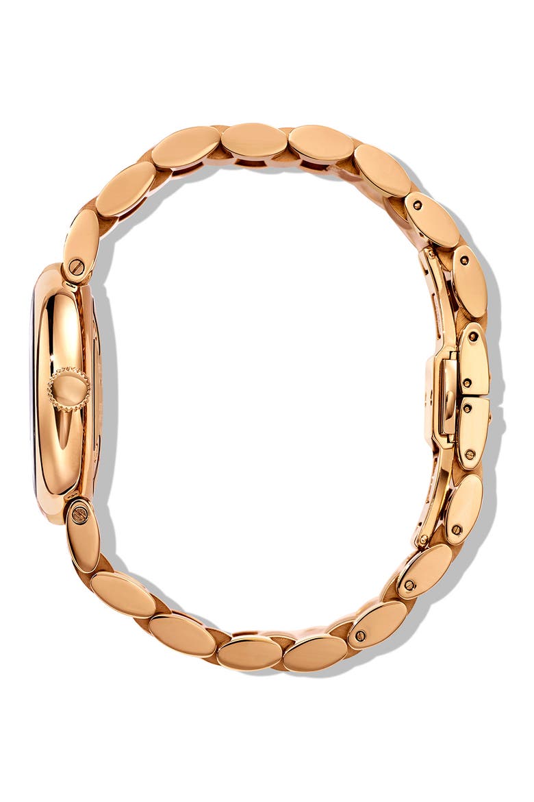 Women's The Round Silver Dial Rose Gold Bracelet Watch, 32mm, Alternate, color, SILVER