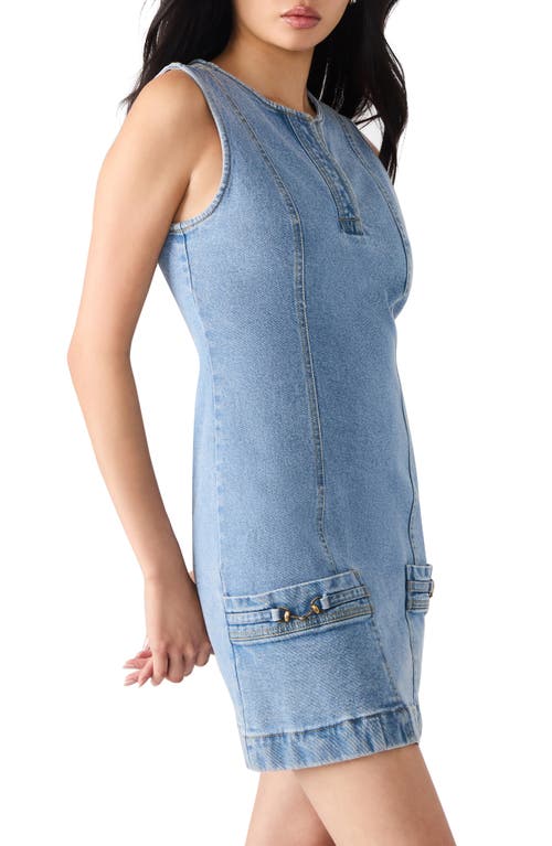 Steve Madden Averi Denim Dress In Blue
