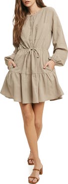 WISHLIST Long Sleeve Minidress