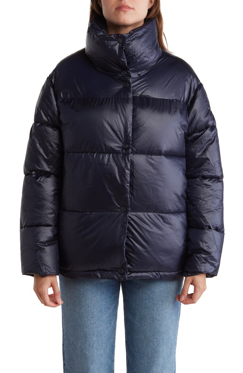 Noize Meadow Puffer Jacket, Alternate, color, Navy Eclipse