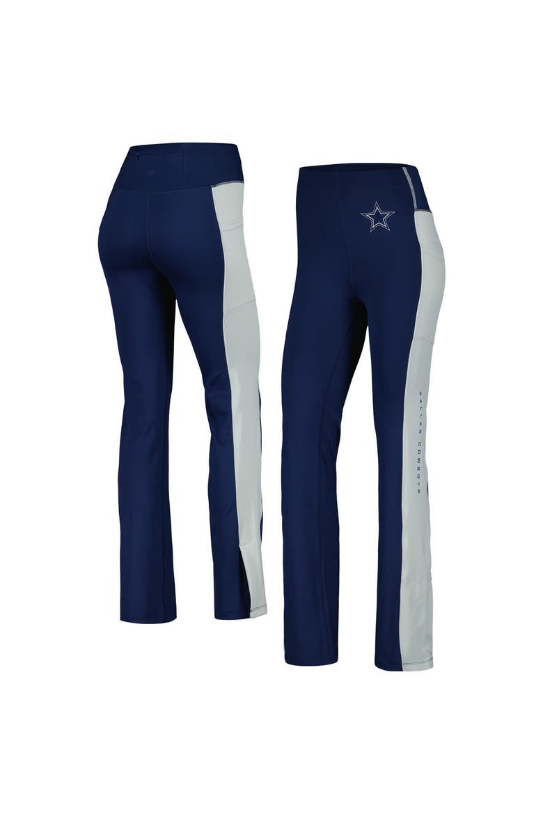 Women's Fanatics Signature Navy Dallas Cowboys Studio Fitted Flared Leggings, Main, color, Navy