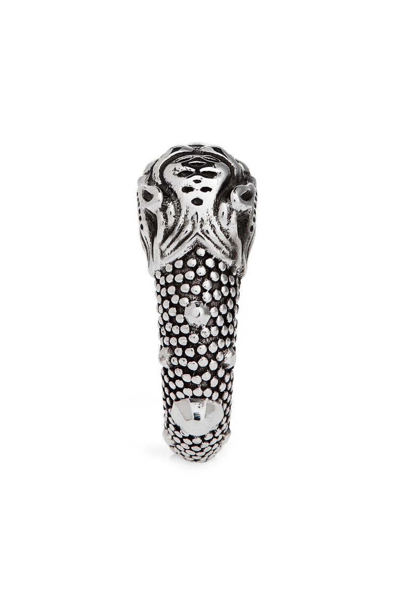 Gucci Tiger Heads Ring, Alternate, color, 