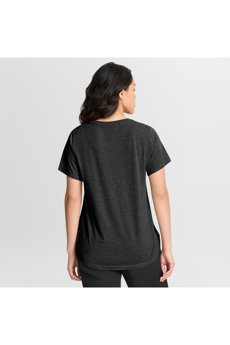 Women's Nike Black Philadelphia Eagles Primetime Tri-Blend T-Shirt, Alternate, color, Black