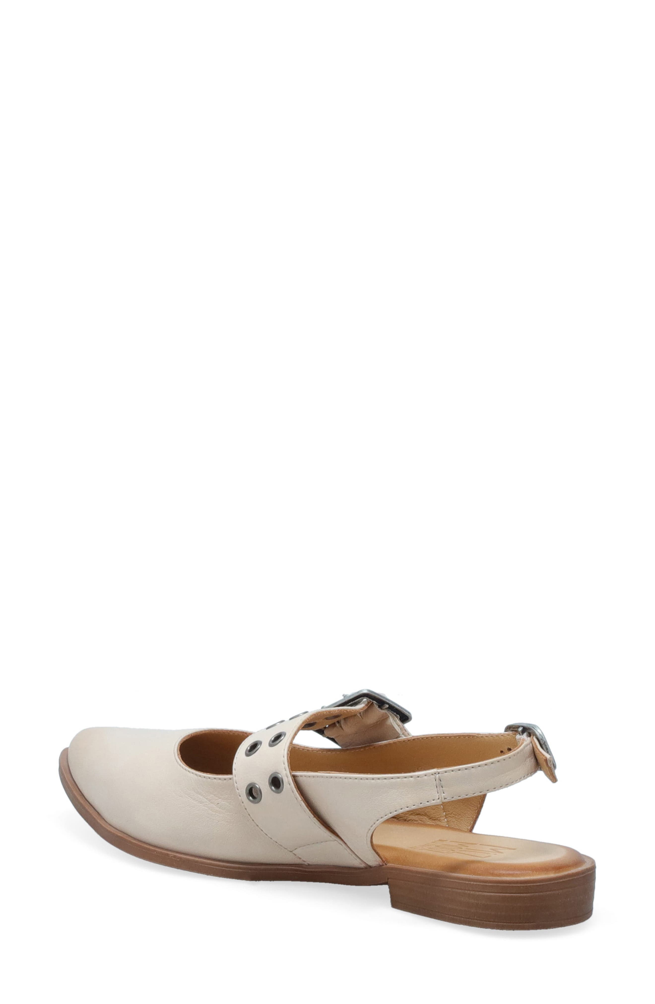 Freya Slingback Pointed Toe Mary Jane, Alternate, color, LATTE