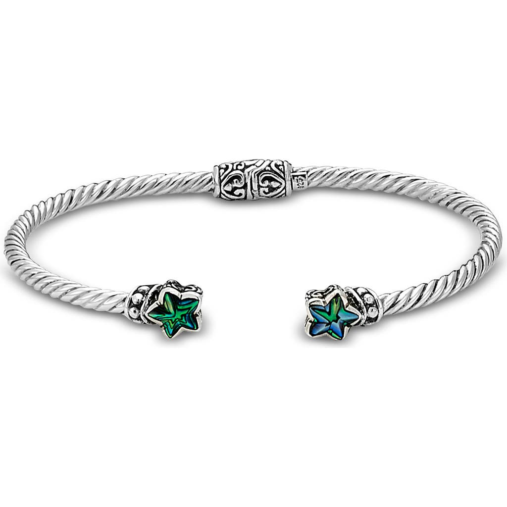 Samuel B. Abalone Star Bangle Bracelet In Multi
