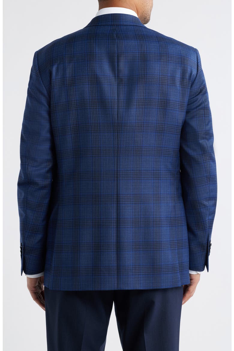 Flynn Classic Blue Windowpane Check Wool Sport Coat, Alternate, color, BLUE
