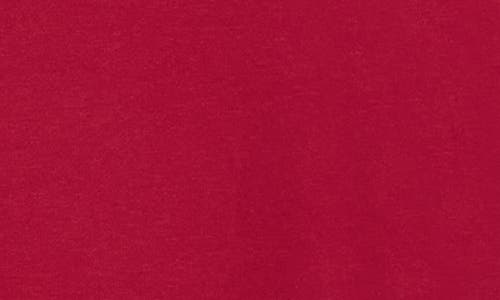 Calvin Klein Performance Embroidered Logo Crossover Hem Sweatshirt In Red