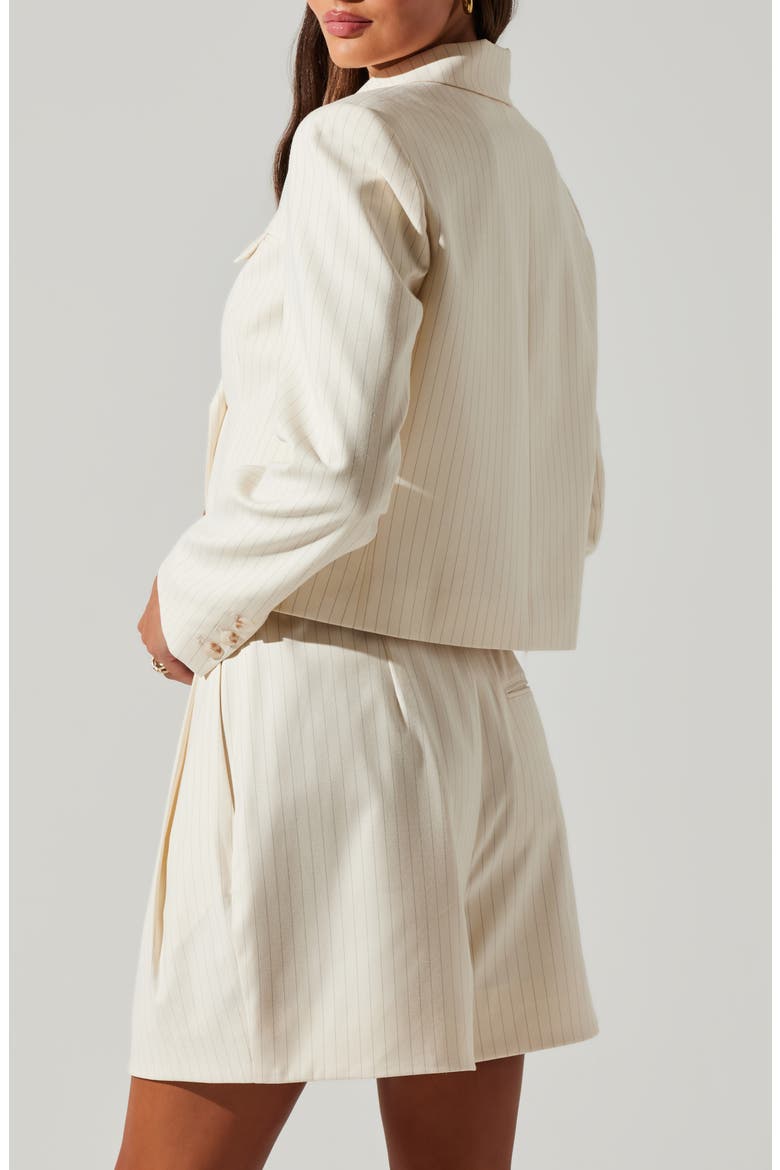 Preston Pinstripe Blazer, Alternate, color, OFF WHITE STRIPE