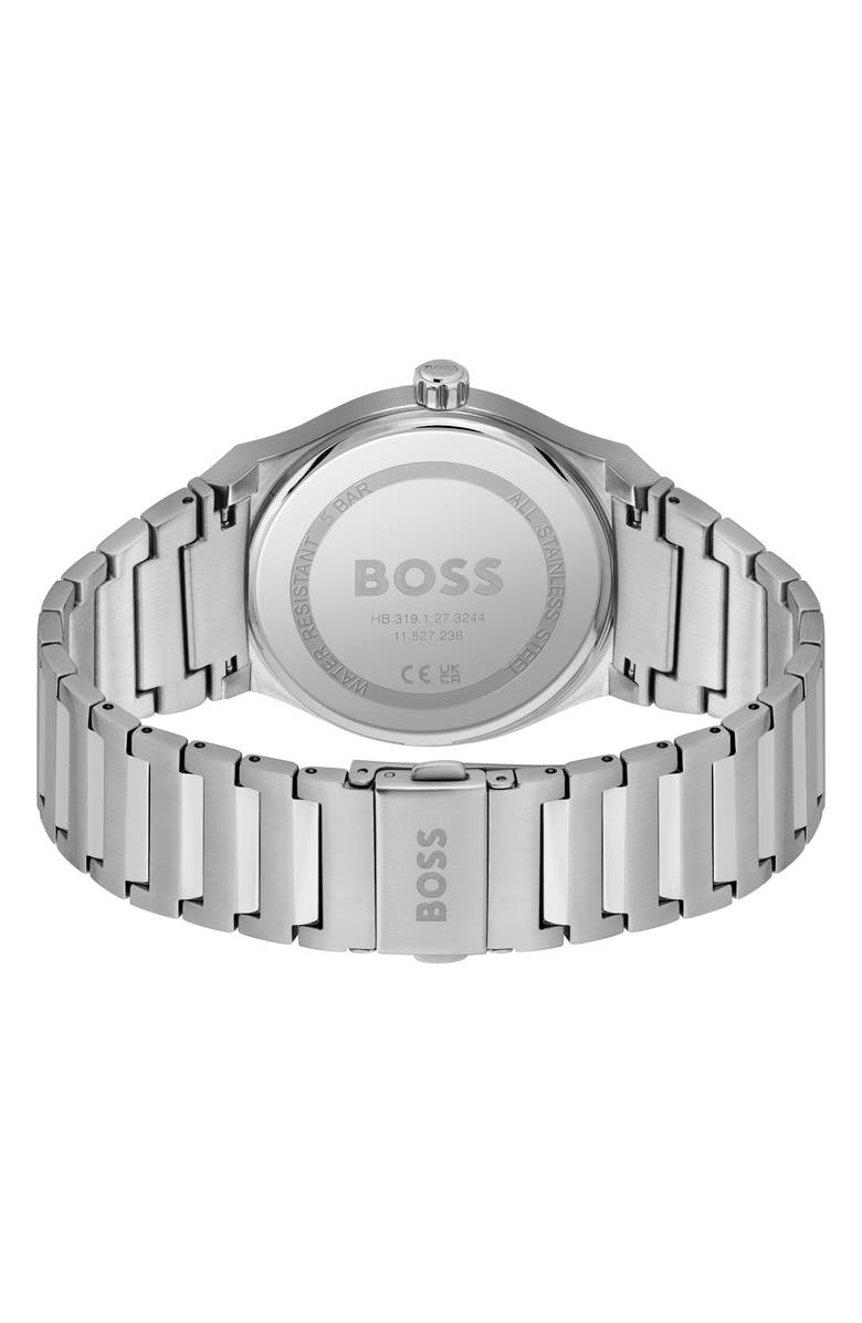 BOSS Candor Bracelet Watch, 41mm, Alternate, color, Blue
