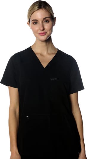 売れ筋商品|||メンバーズオンリー カットソー トップス レディース Women's Cordoba 5-Pocket Scrub Top Black Members Only Cordoba 5-Pocket Scrub Top | Nordstrom