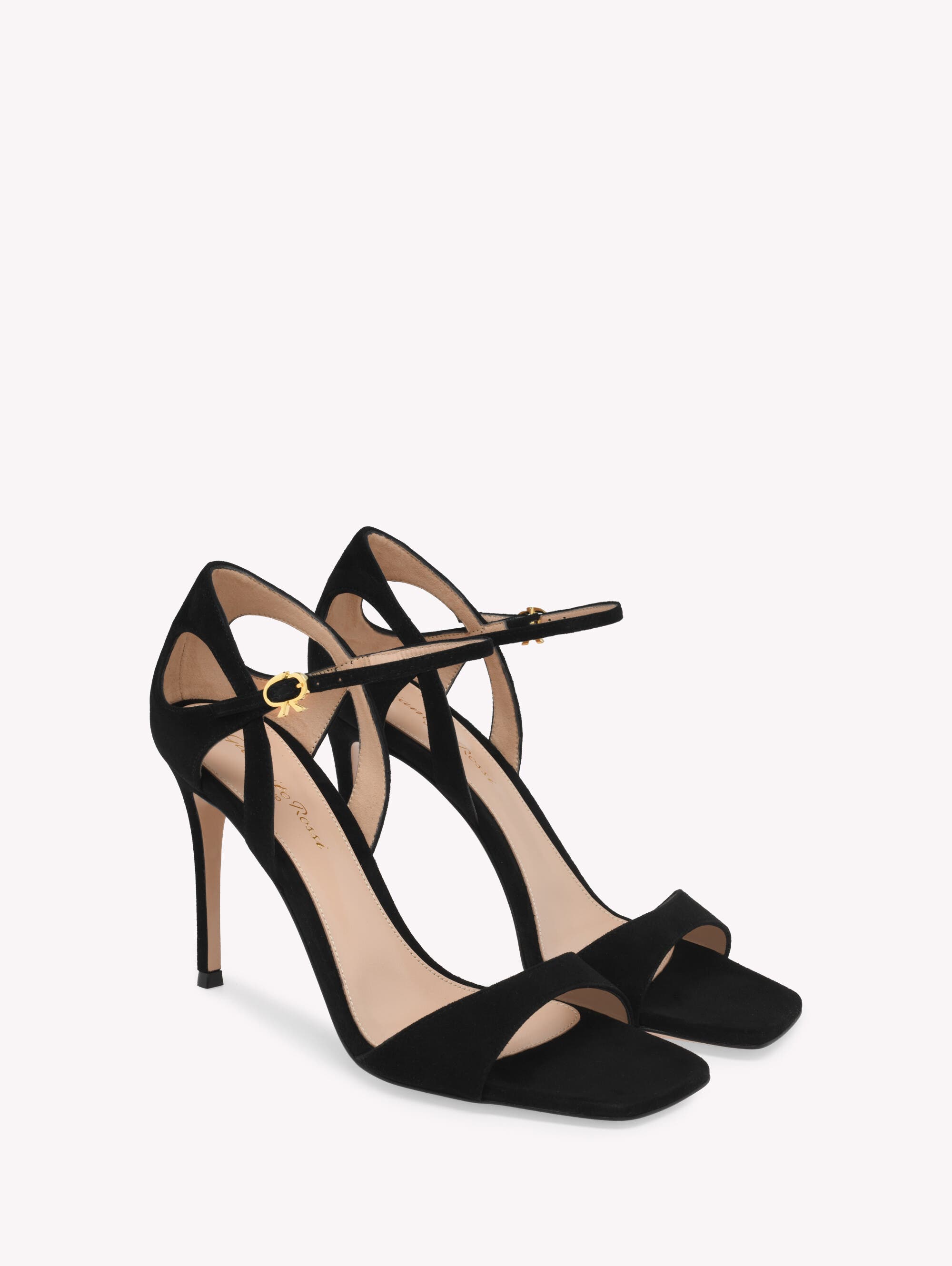 Charlotte Sandal, Alternate, color, Black Suede
