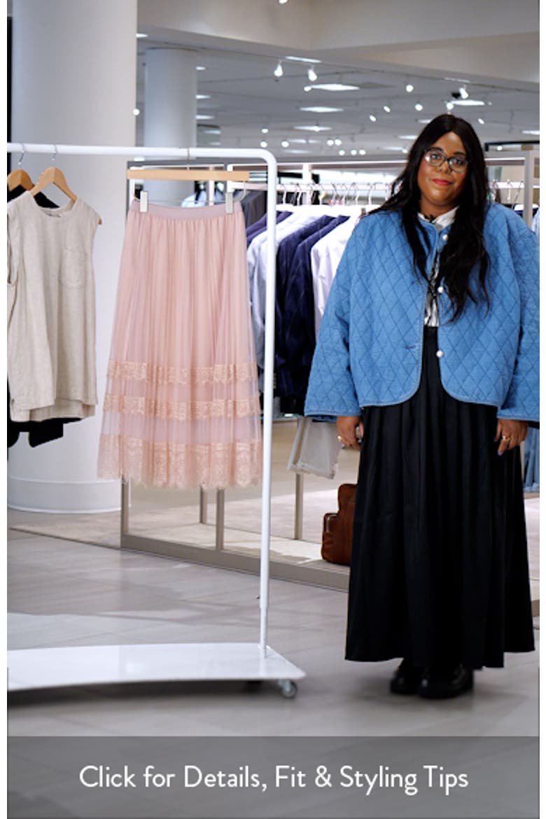 Tove Lace Tulle Skirt video