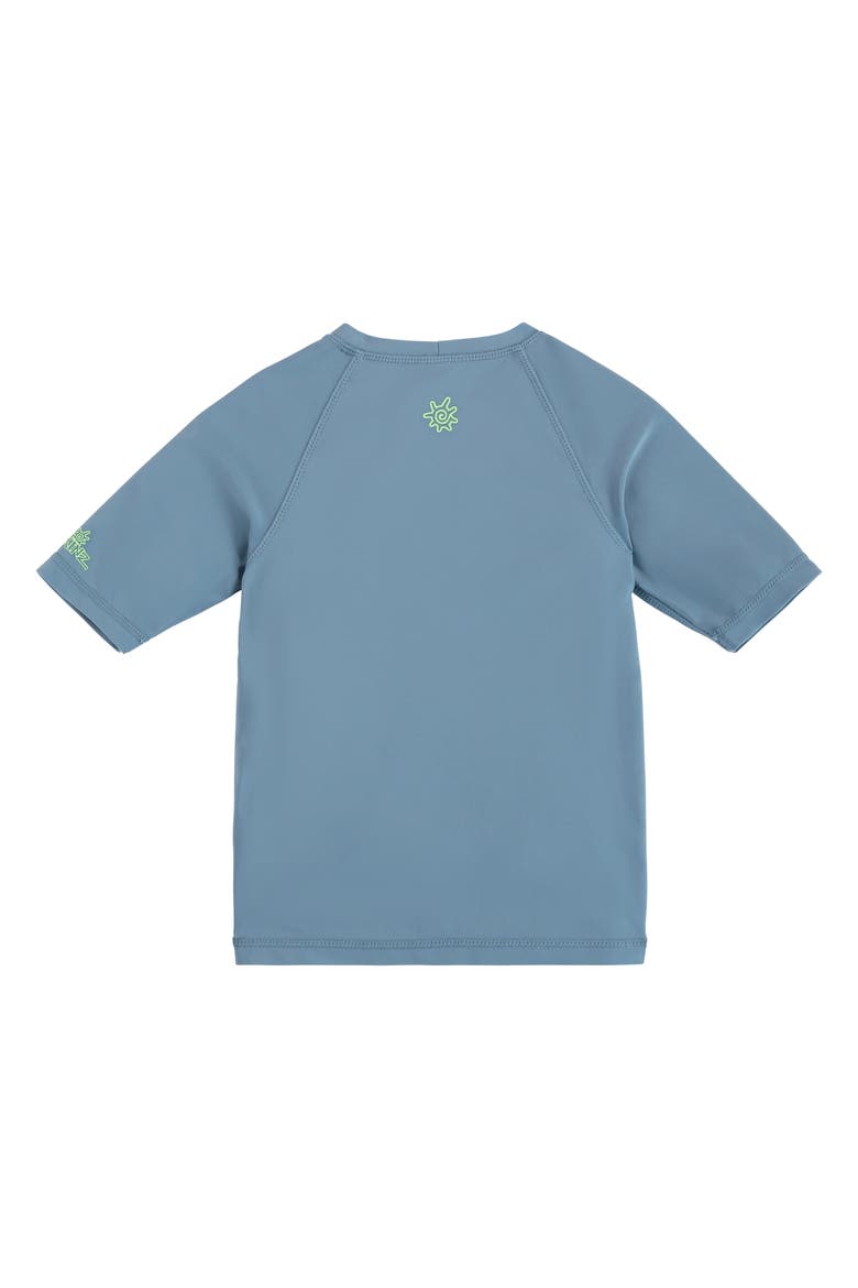 Short Sleeve Crew Sunny Swim Shirt, Alternate, color, Paddle Board Pups