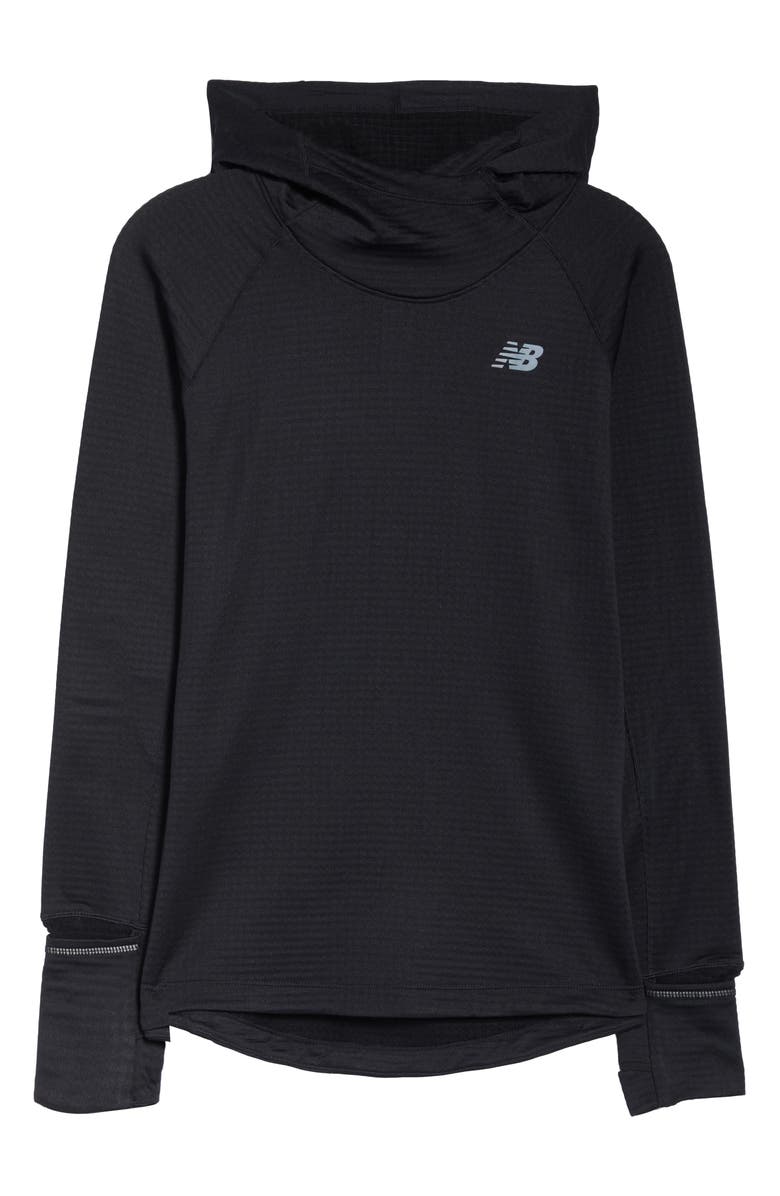 New Balance Impact Run Grid Hoodie, Alternate, color, 