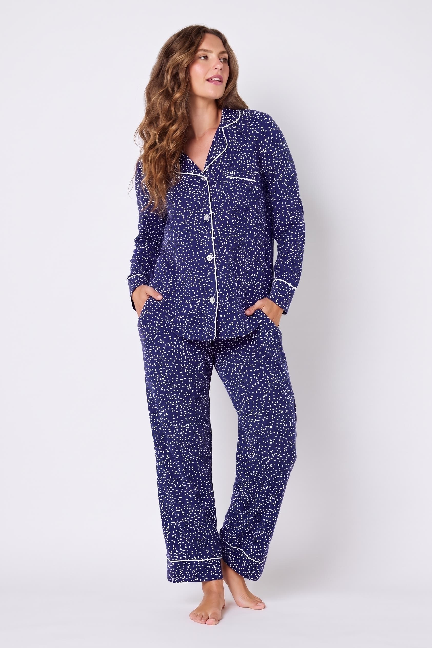 Confetti Dot Navy