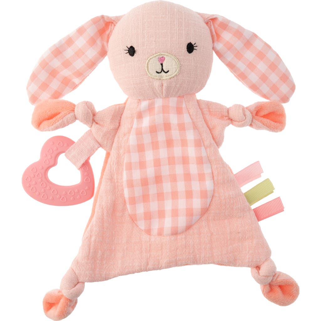 Stephen Joseph Baby Animal Crinkle Toy In Pink