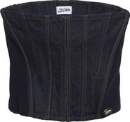 Jean Paul Gaultier Denim Corset Top