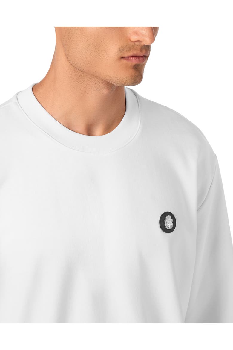 Roundneck Sweatshirt Ls Men, Alternate, color, white