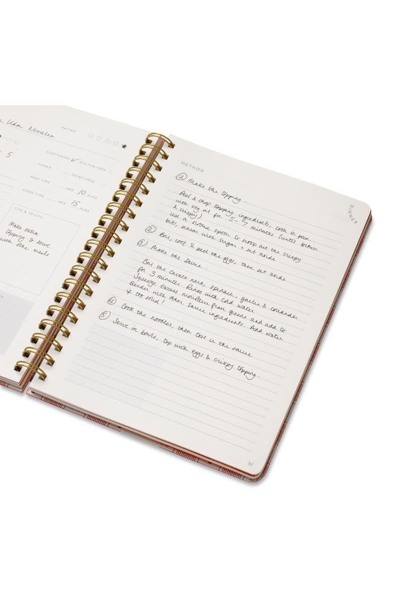 Papier Lobster Gingham Recipe Journal, Alternate, color,