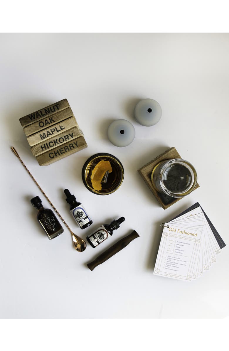 Spirits with Smoke Old Fashioned Cocktail Smoker Kit with 5 Wood Chips for Cocktail Smoker, Barware, Bitters, Maple Syrup
Recipe Book/Videos, Main, color,