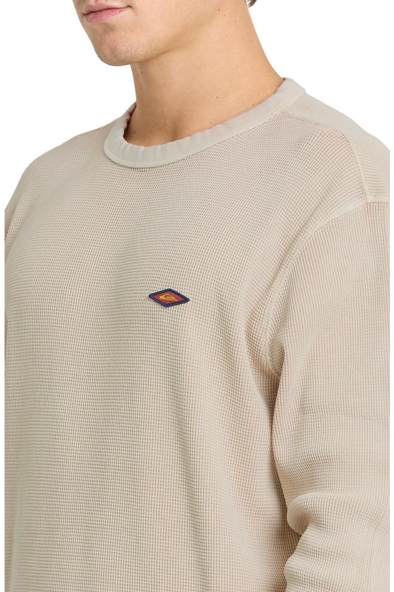 Saltwater Waffle Stitch Sweatshirt, Alternate, color, PEYOTE
