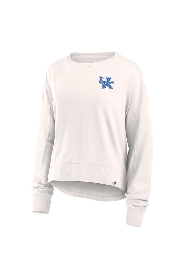 Women's Fanatics Branded White Kentucky Wildcats Kickoff Full Back Long Sleeve T-Shirt, Alternate, color, White