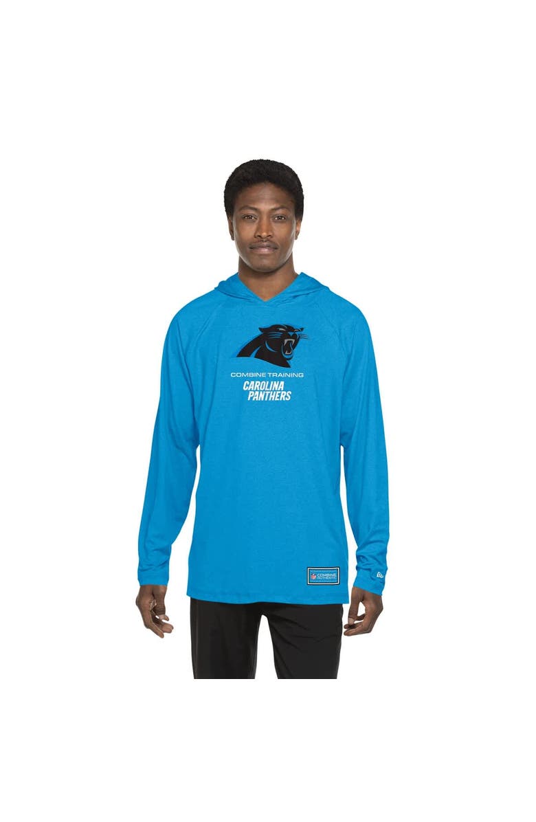 New Era Men's New Era Blue Carolina Panthers Functional Fandom Hoodie, Alternate, color,