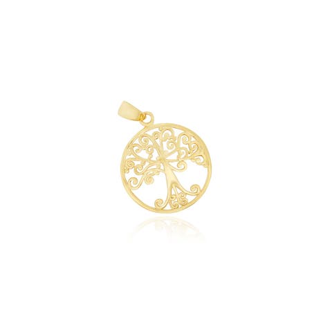 Gold Tree of Life Charm