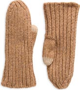 UGG® Metallic Chunky Rib Mittens