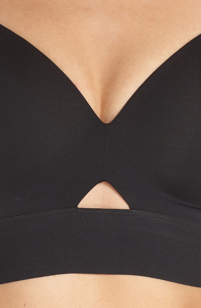 SPANX<sup>®</sup> Workout To Waves Mesh Panel Sports Bra, Alternate, color,