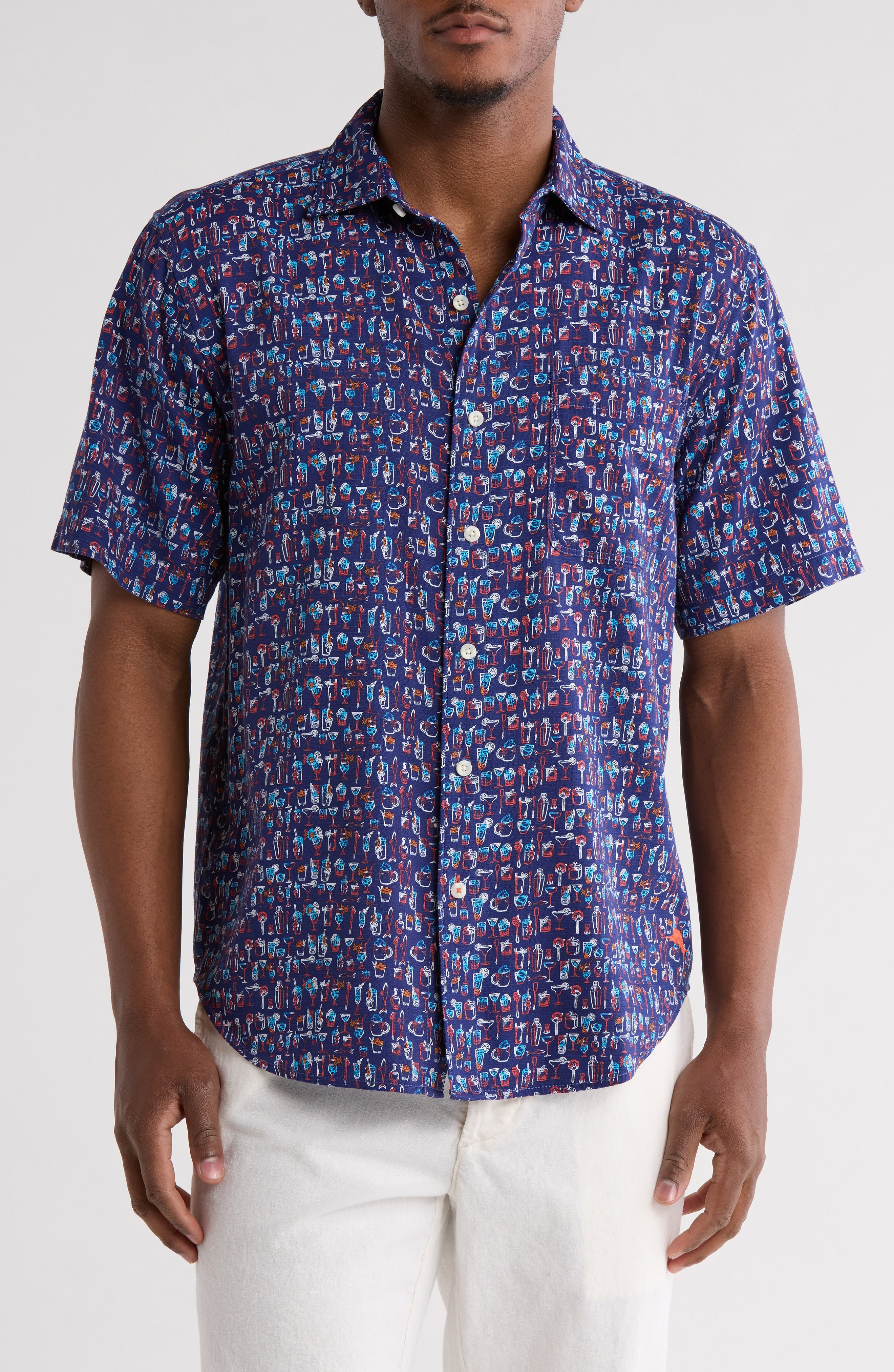 Tommy Bahama Last Call Short Sleeve Button-Up Shirt